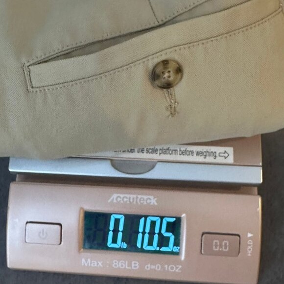 PGA Tour Mens Khaki Golf Shorts Size 36 Polyester Lightweight Relaxed Fit Golf - Picture 7 of 7